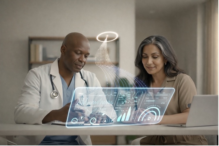 Doctor setting measurable diabetes goals